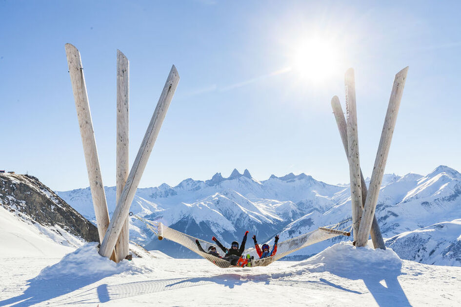 © Hamac géant Les Sybelles - ©Tiphaine Buccino - Sybelles.ski