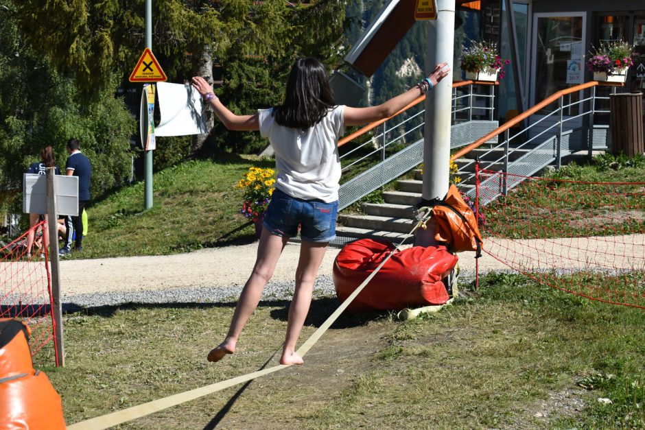 © Slackline le corbier - Slackline le corbier